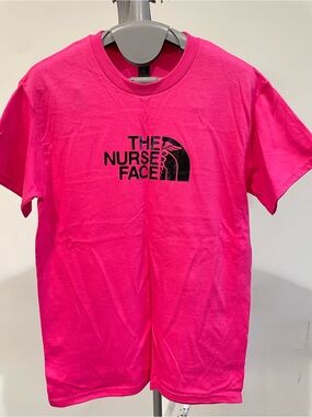 The Nurse's Face Bright Pink Kids Graphic Tee
